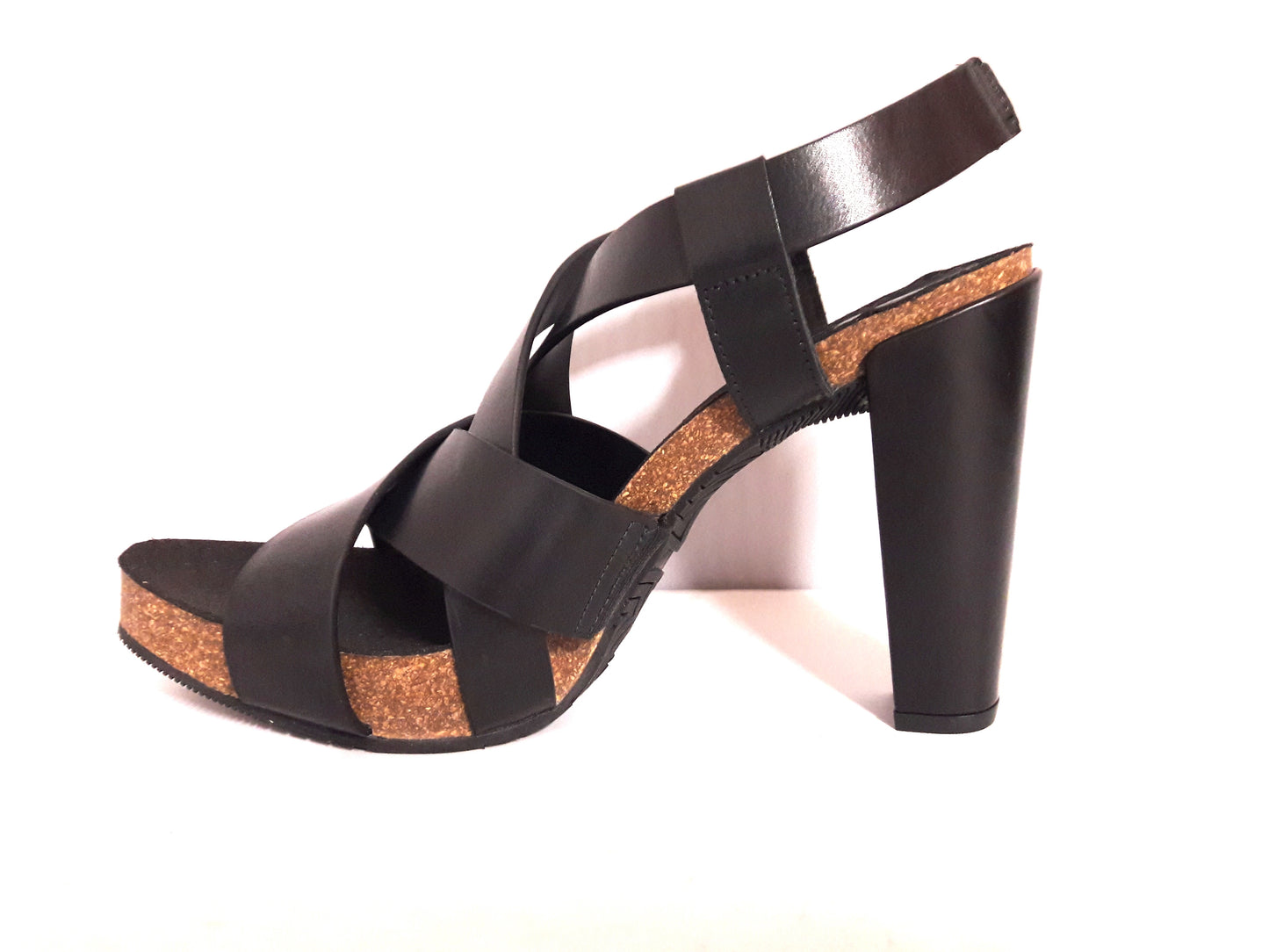 Carmel Black Right Bank Shoes Sandal