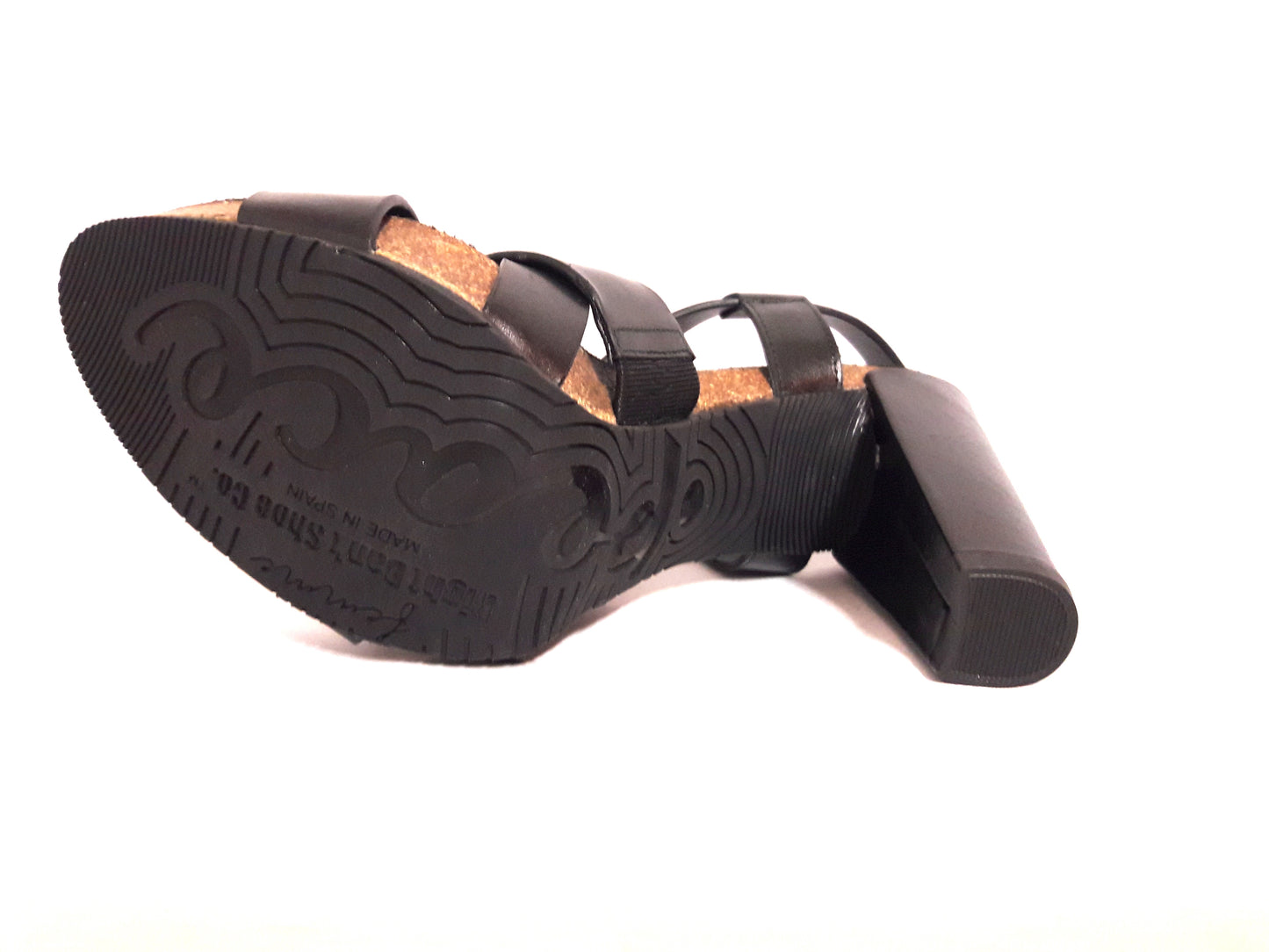 Carmel Black Right Bank Shoes Sandal