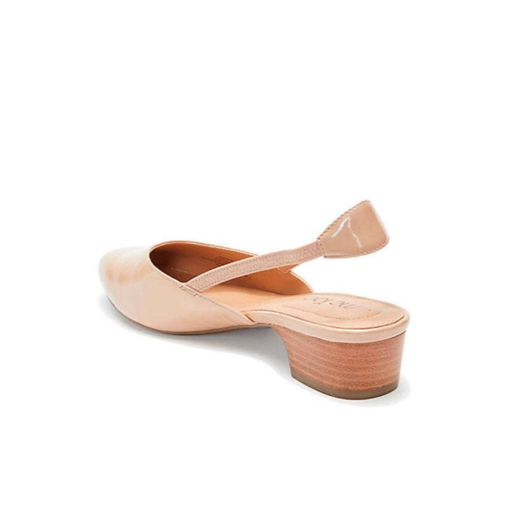 Gianna Nude Patent Leather Me Too Slingback Pumps