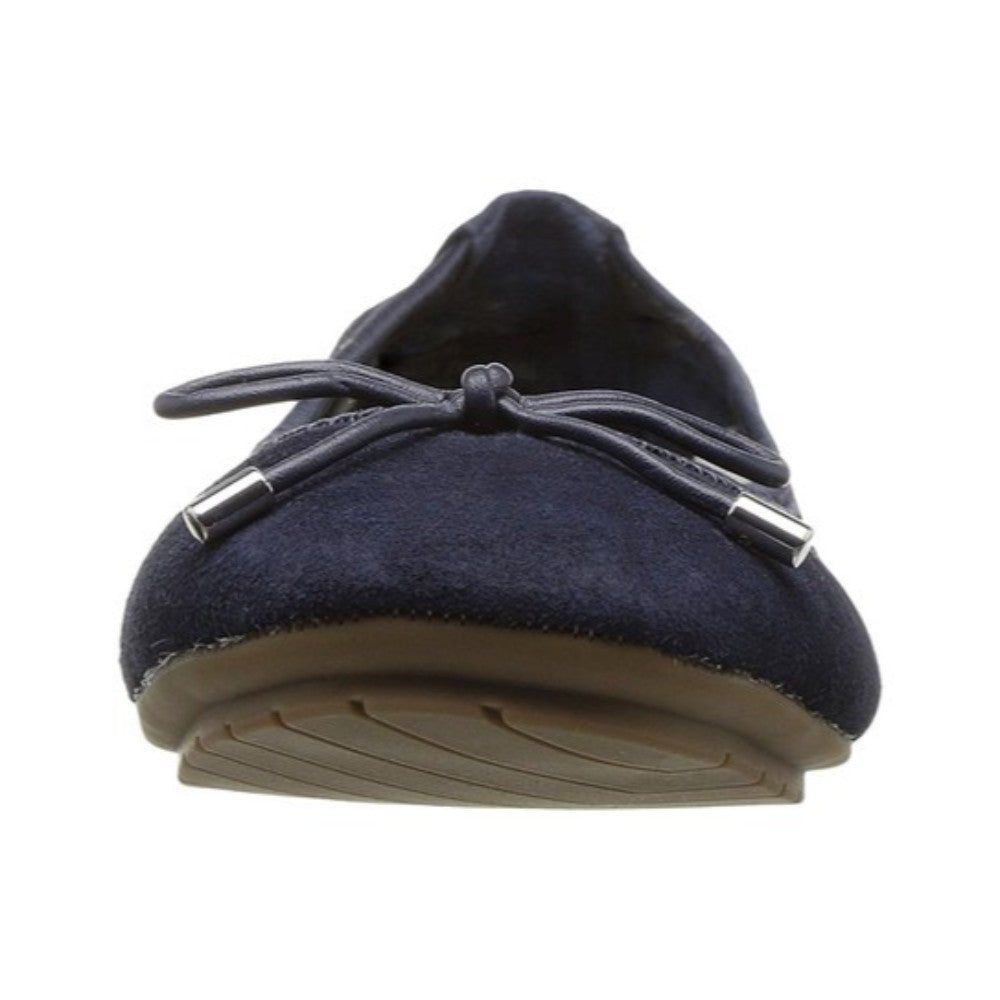 Halle Navy Suede Me Too Flat