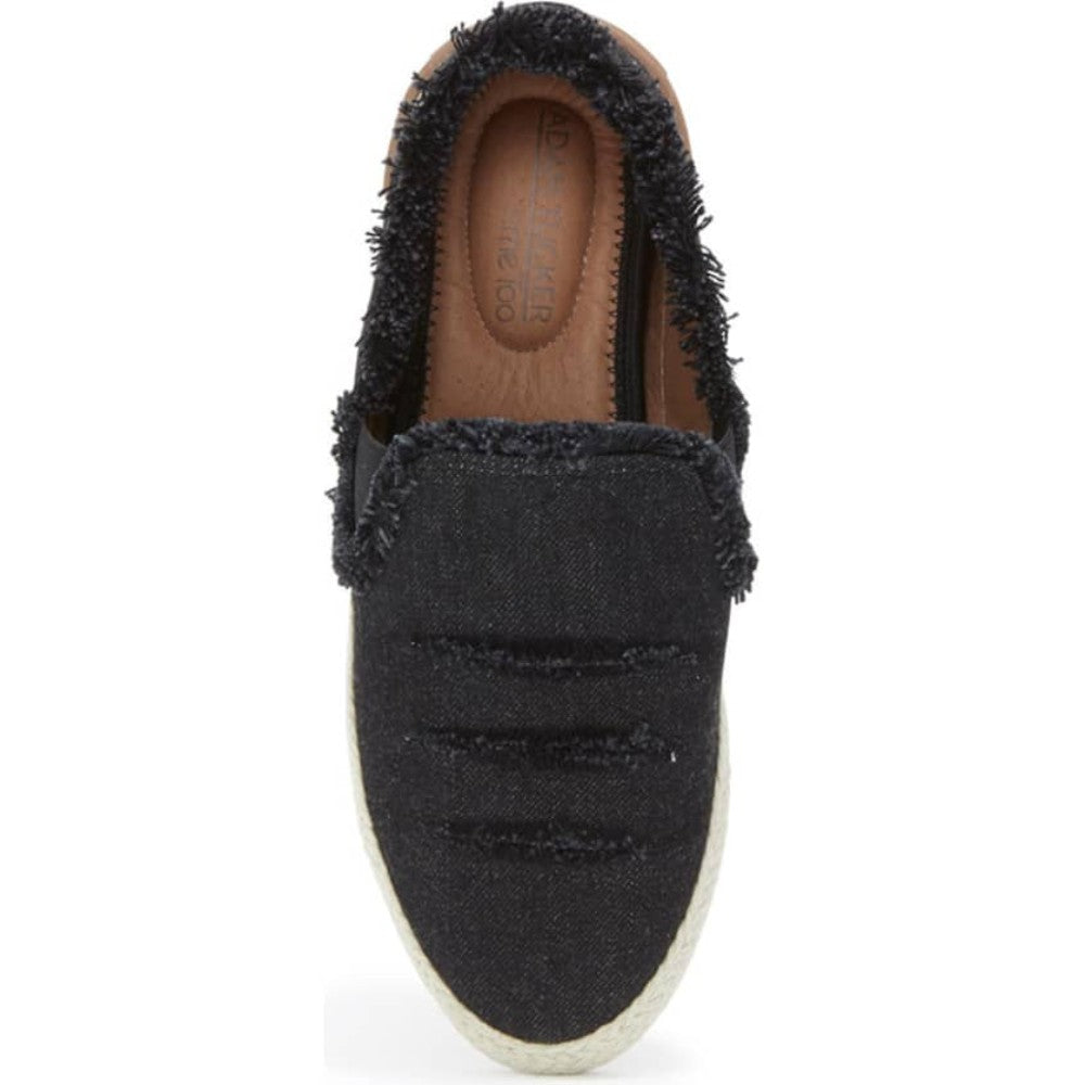 Marin Black Denim Adam Tucker Slipon Sneaker Flat