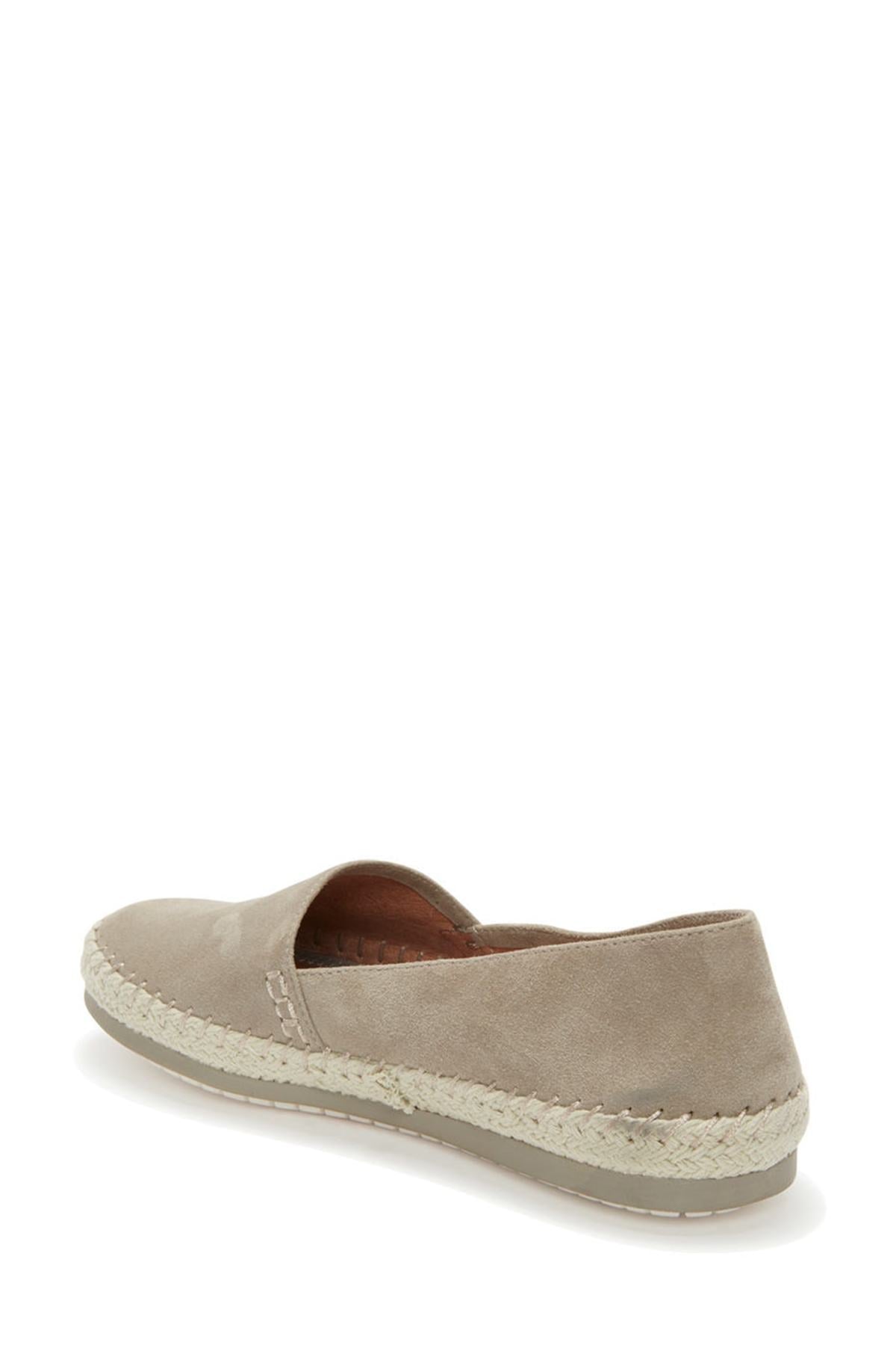 Remi Stone Suede Adam Tucker Slipon Flat