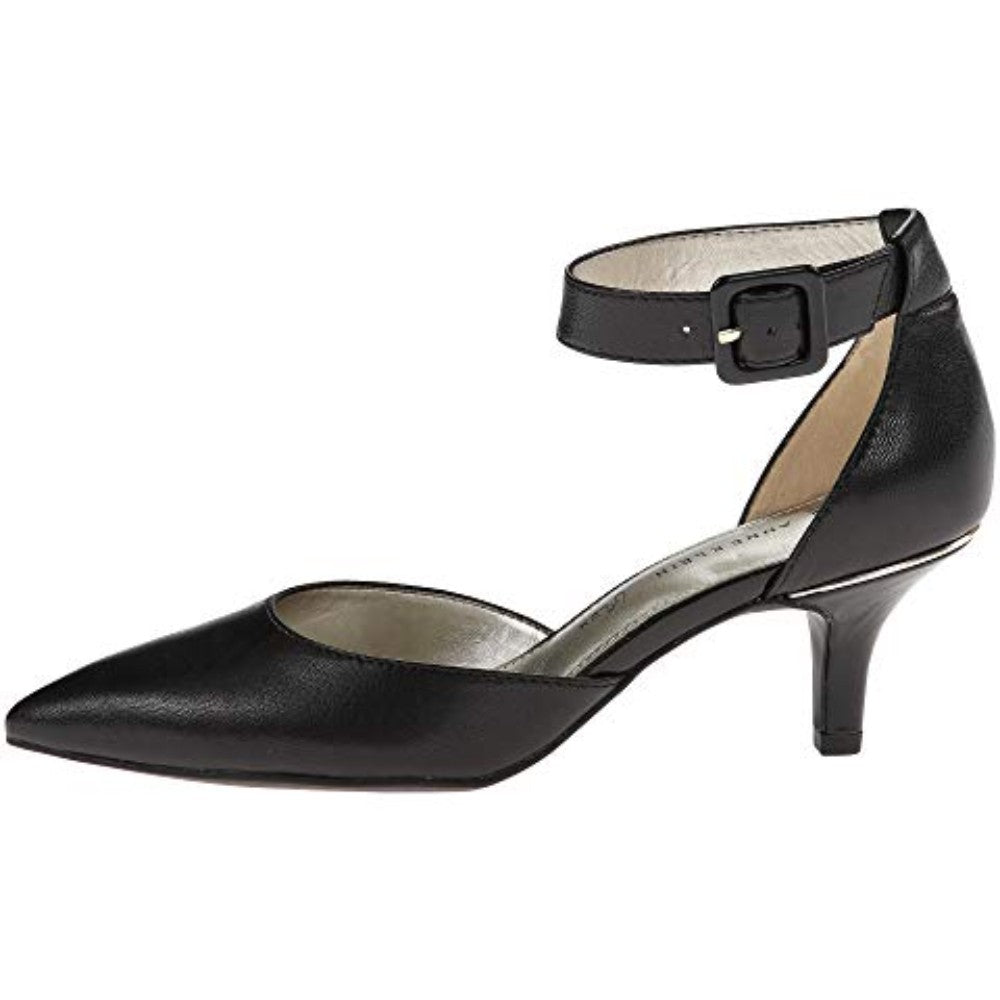 Fabulist Black Leather Anne Klein Pumps