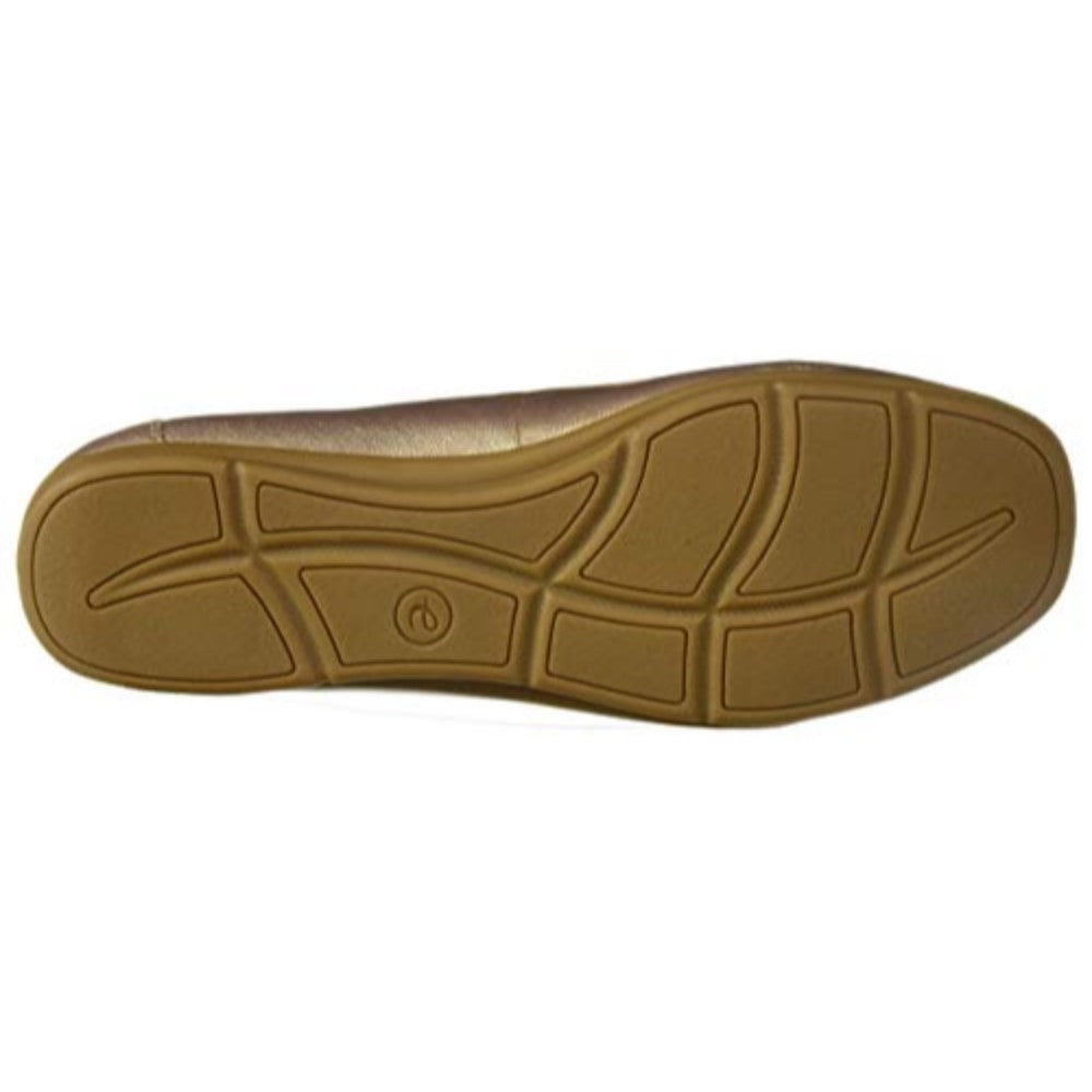 Wynter Gold Leather Easy Spirit Loafers