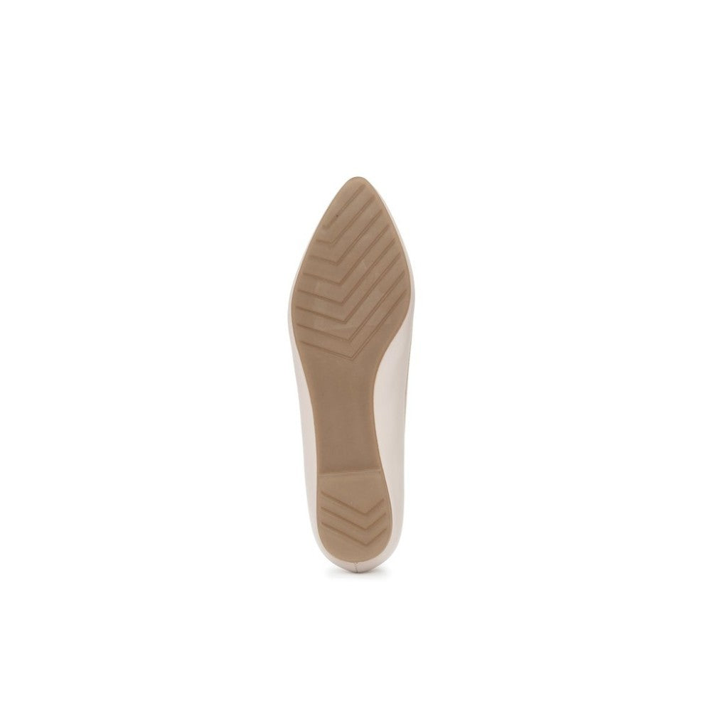 Audra Cream White Me Too Flat I-1-112237