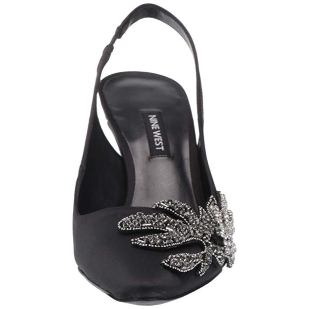 Mathias Black Nine West Slingback Pumps