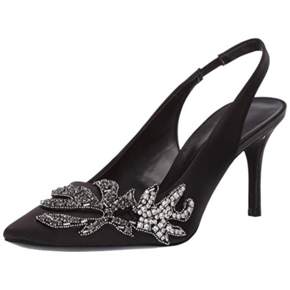 Mathias Black Nine West Slingback Pumps