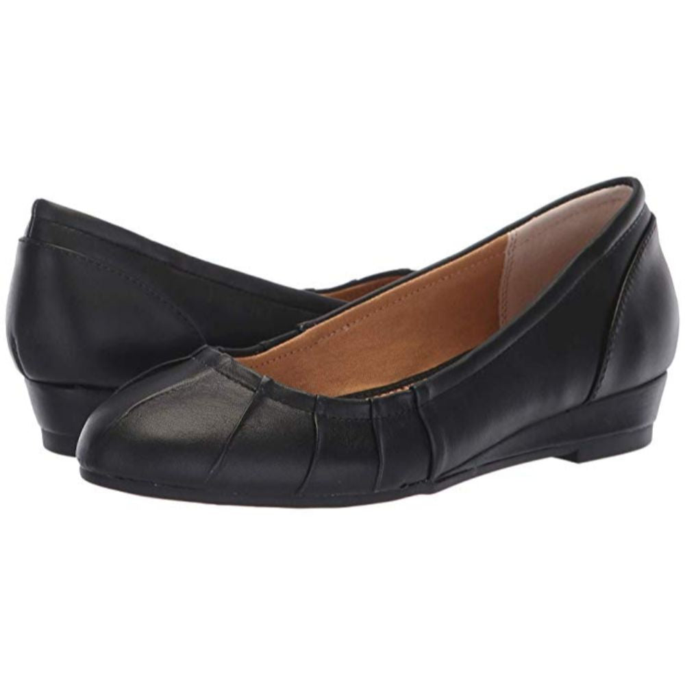 Marcie Black Me Too Wedge Flat I-1-112433