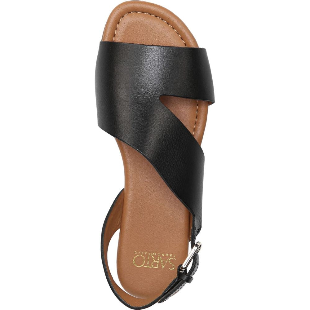 Garza Black Franco Sarto Sandals