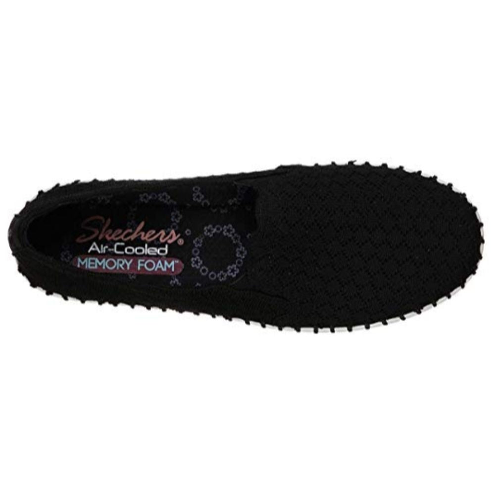 27061 Sepulveda Boulevard Hold Dear Black Skechers Flat