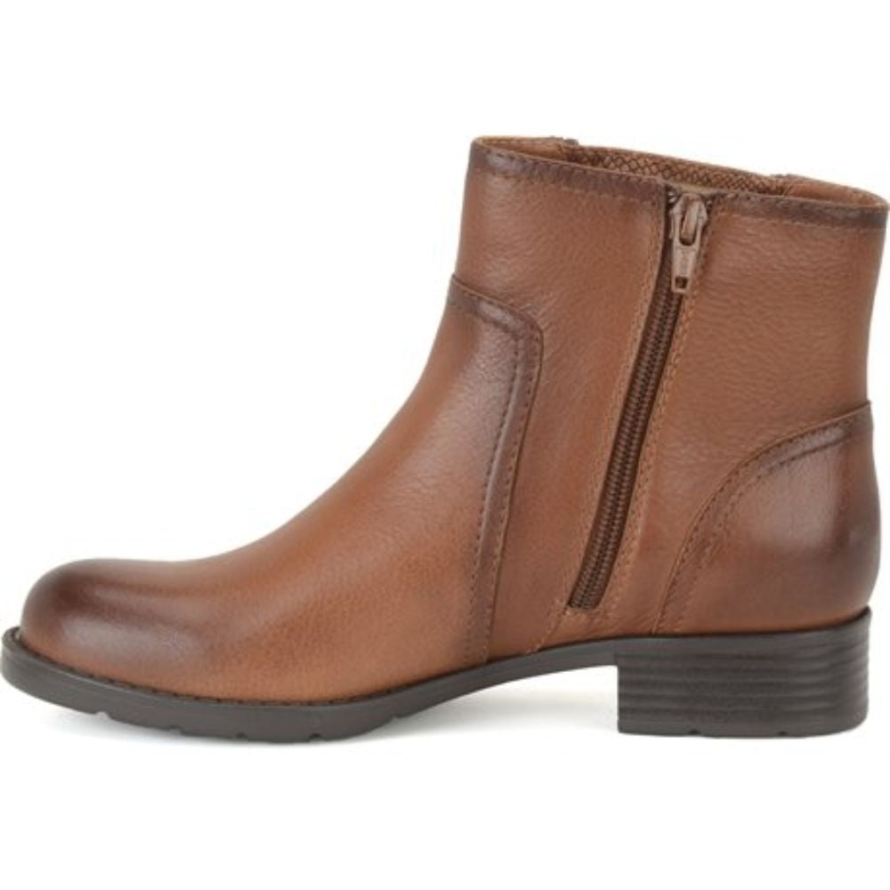 Val Tan Comfortiva Ankle Boots