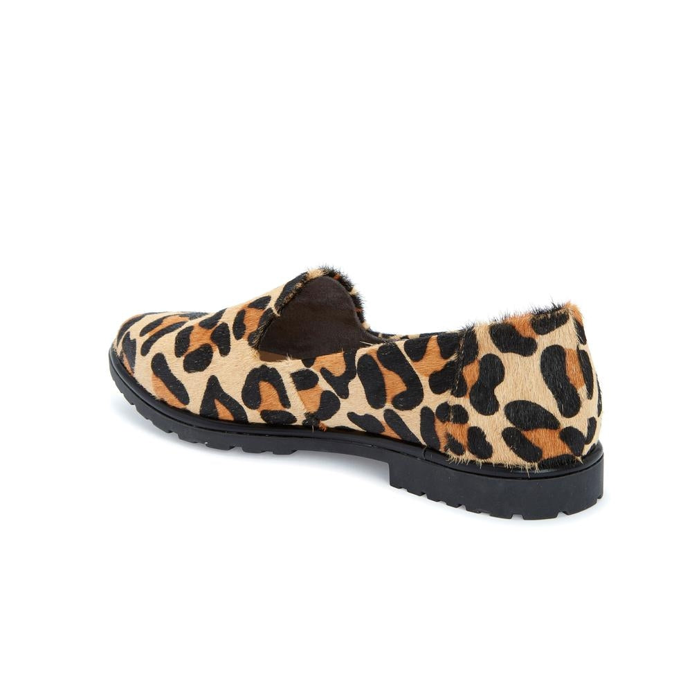 Cambrie Tan Leopard Me Too Loafer Flat