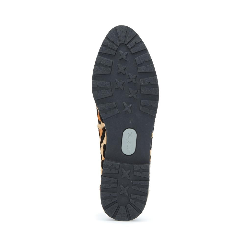 Cambrie Tan Leopard Me Too Loafer Flat