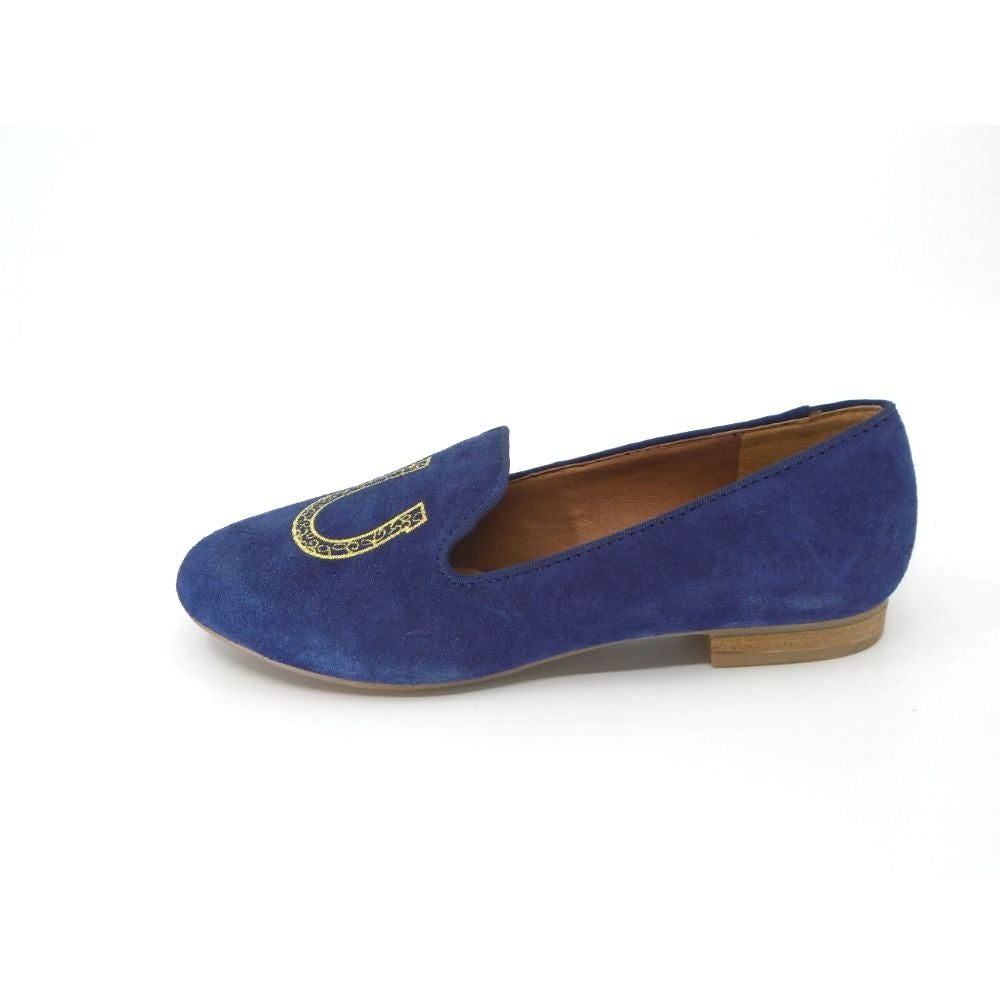 Duke Blue Suede Lucky Brand Loafer Flat