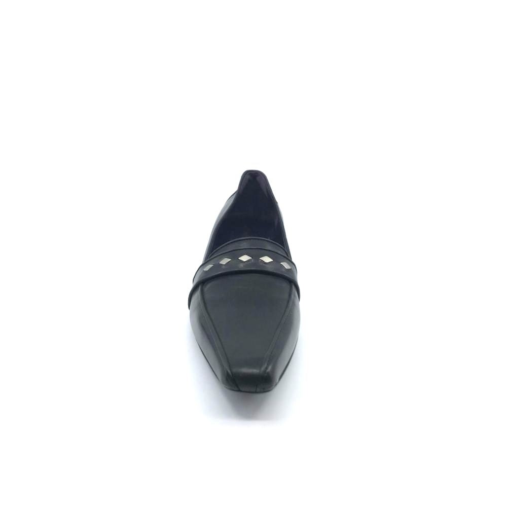 Mena Black Leather Donald Pliner Pumps