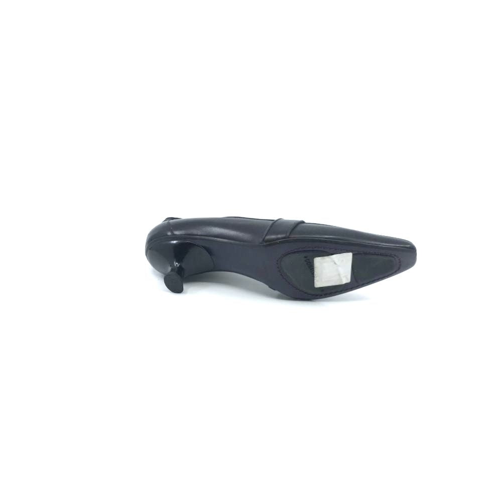 Mena Black Leather Donald Pliner Pumps