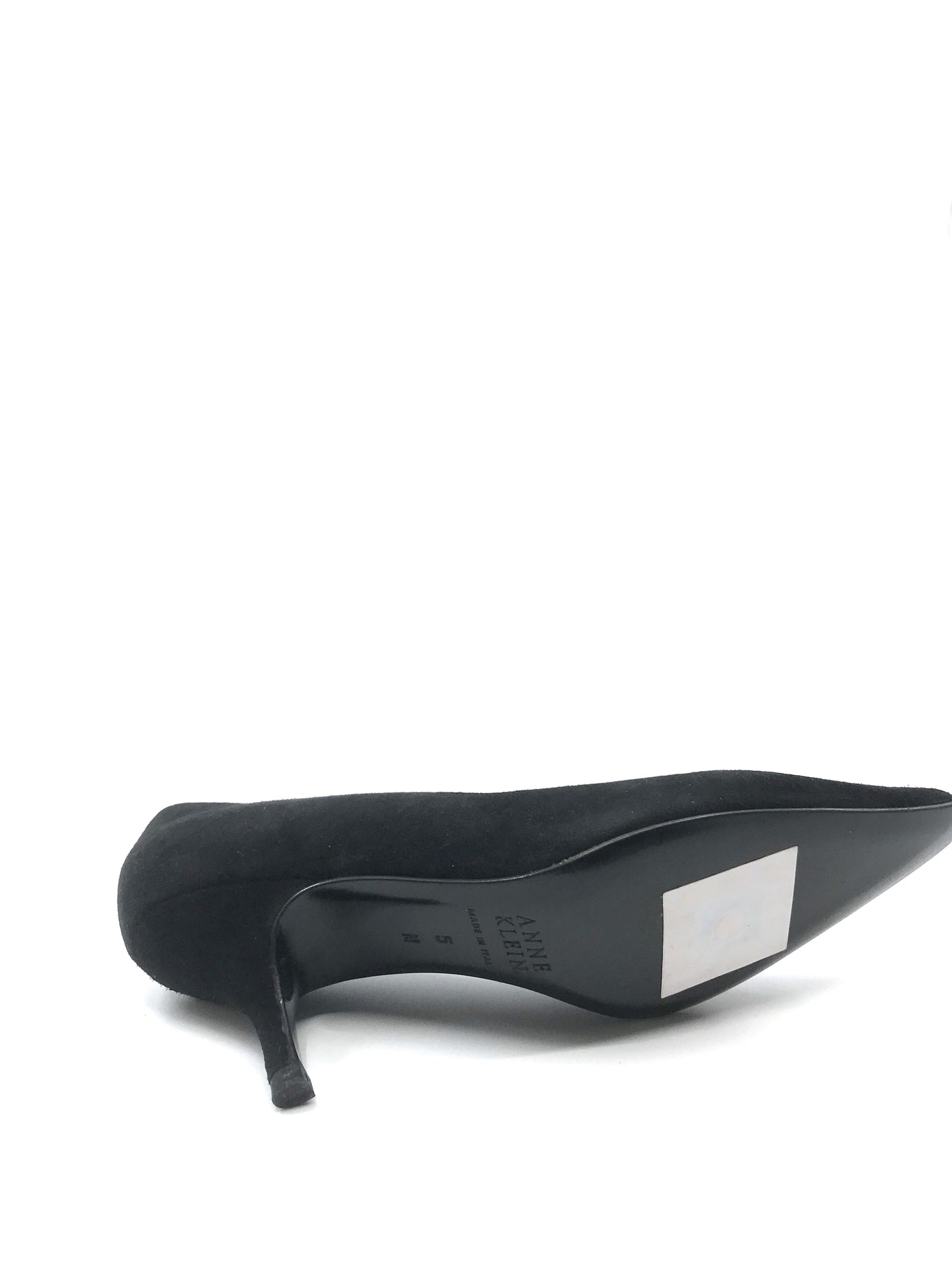 Dress up Black Suede Anne Klein Pumps