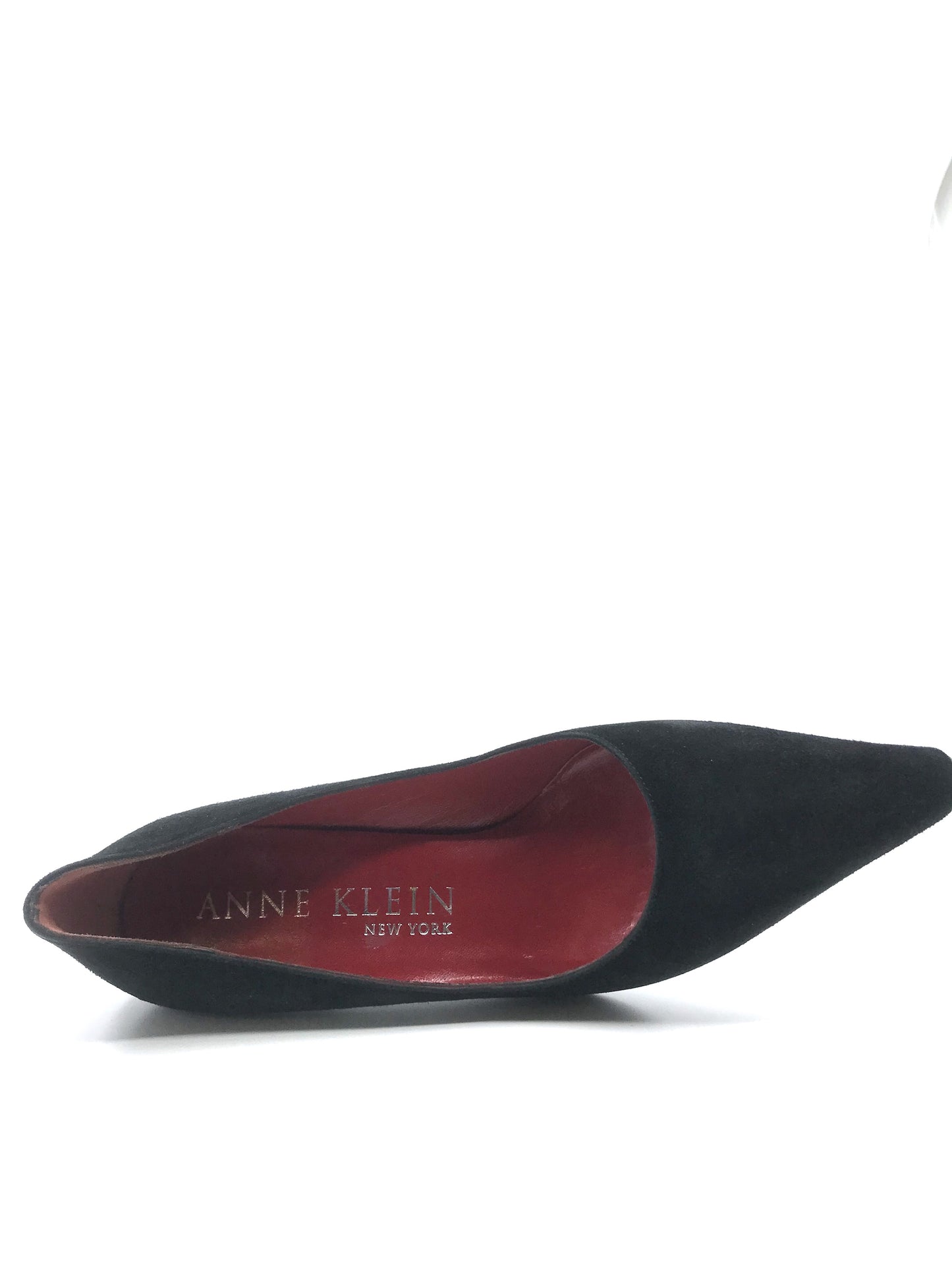 Dress up Black Suede Anne Klein Pumps