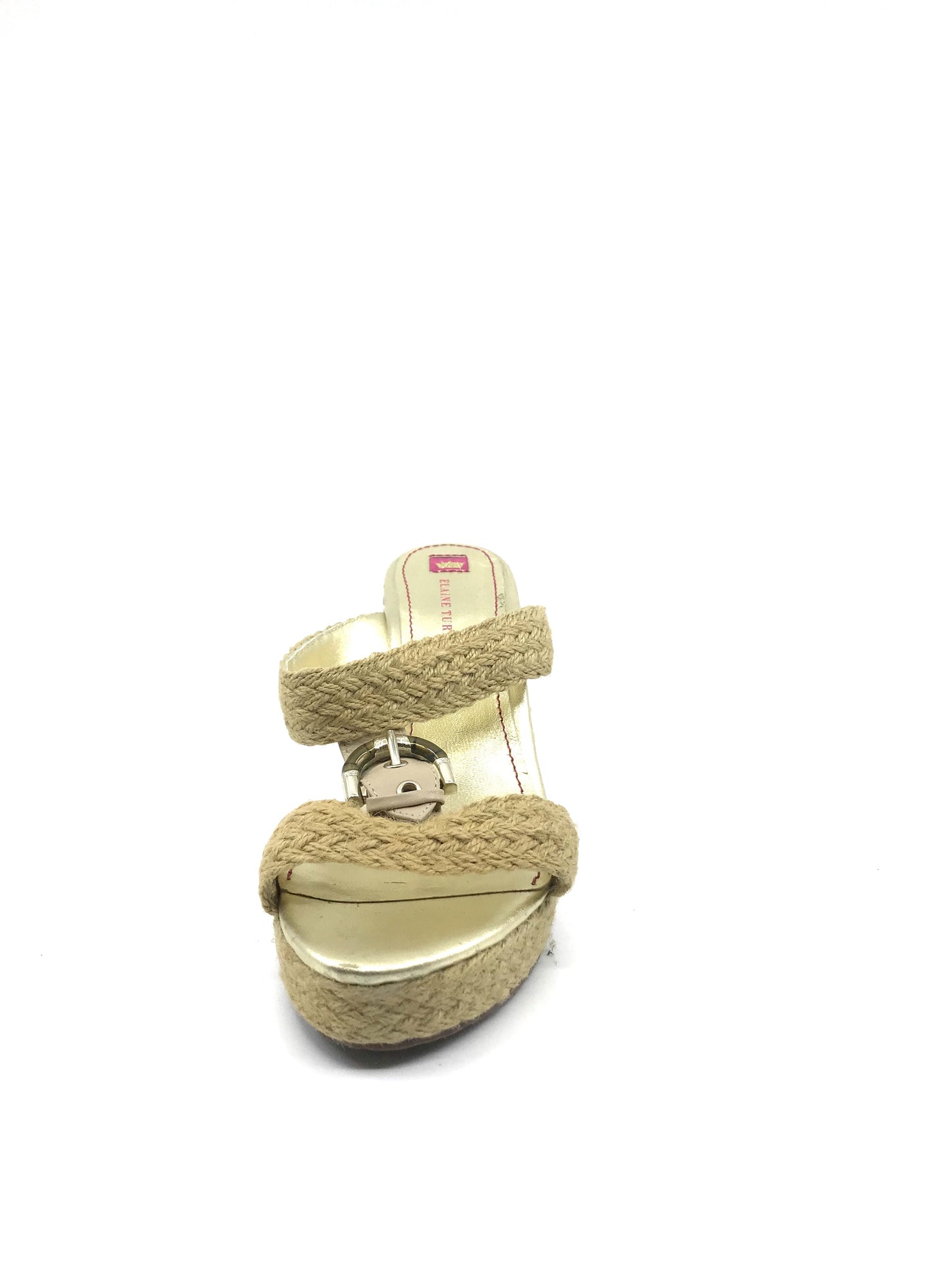 Marci Egg Shell Elaine Turner Wedge Sandal