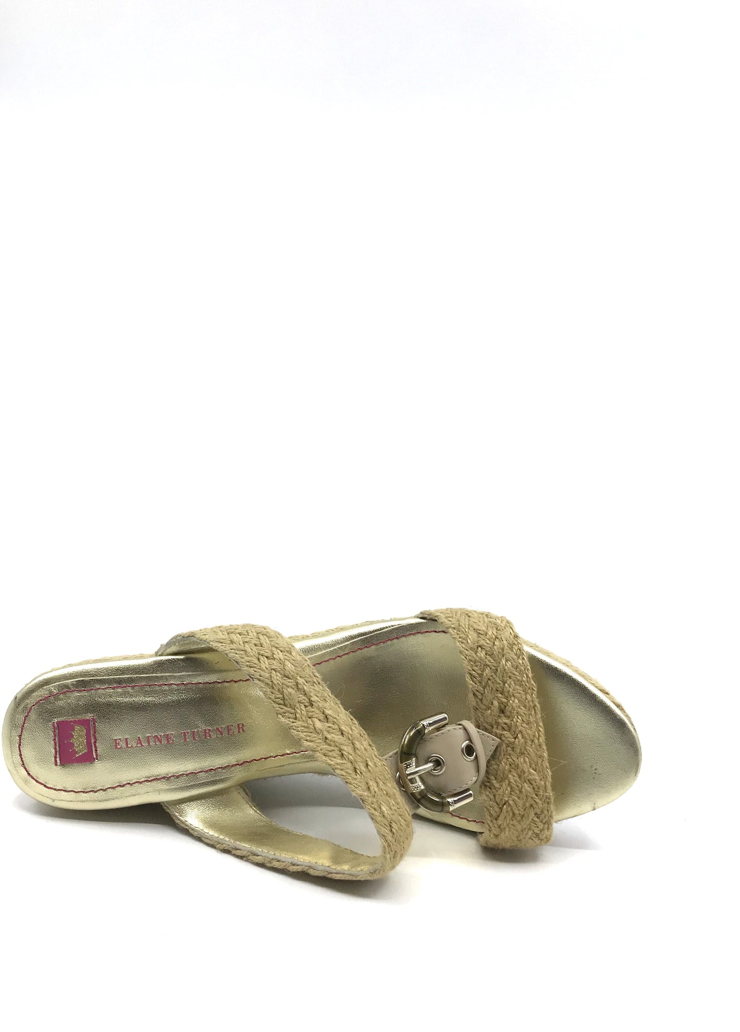 Marci Egg Shell Elaine Turner Wedge Sandal
