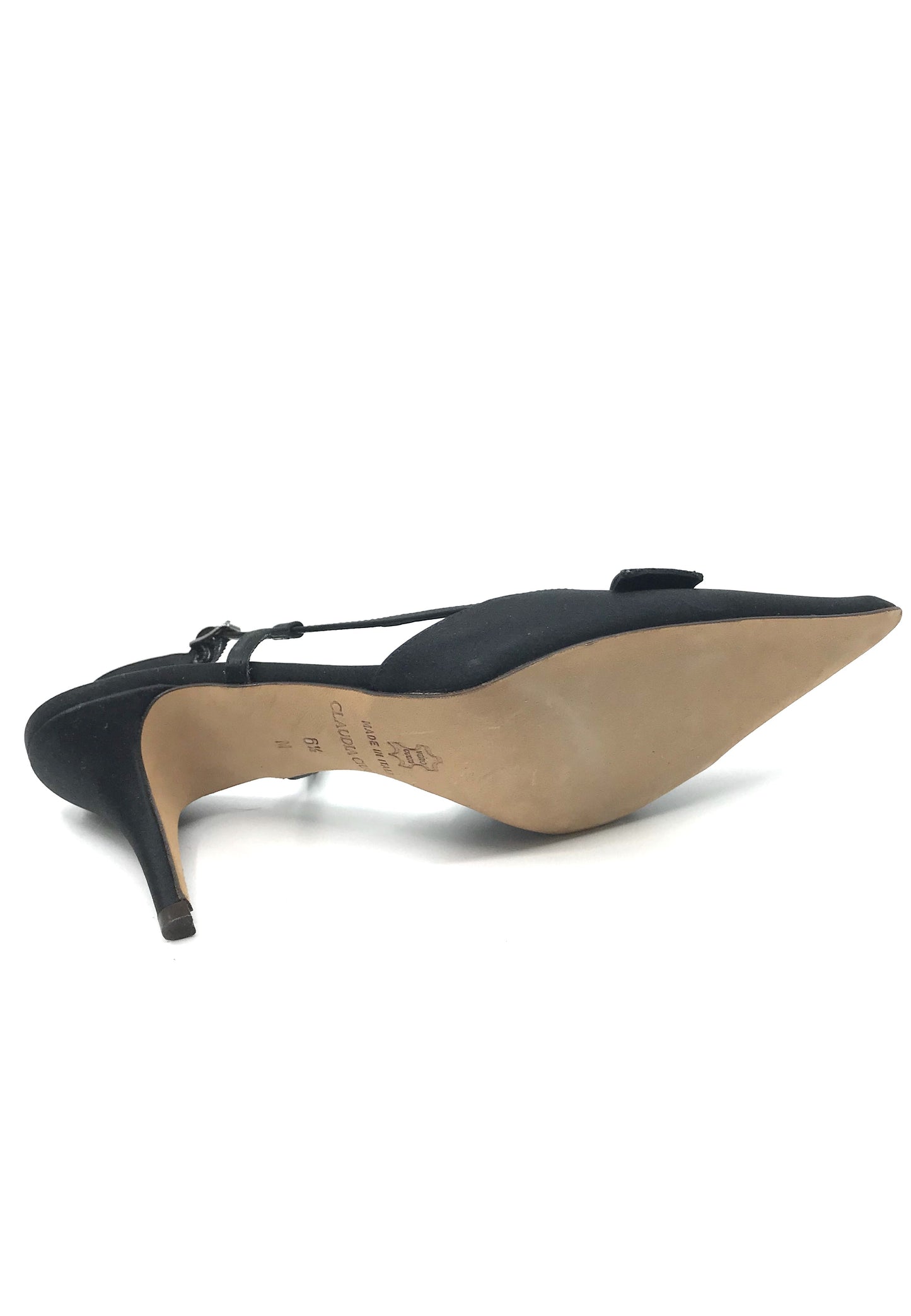 Rio Black Fabric Claudia Ciuti Slingback Pumps