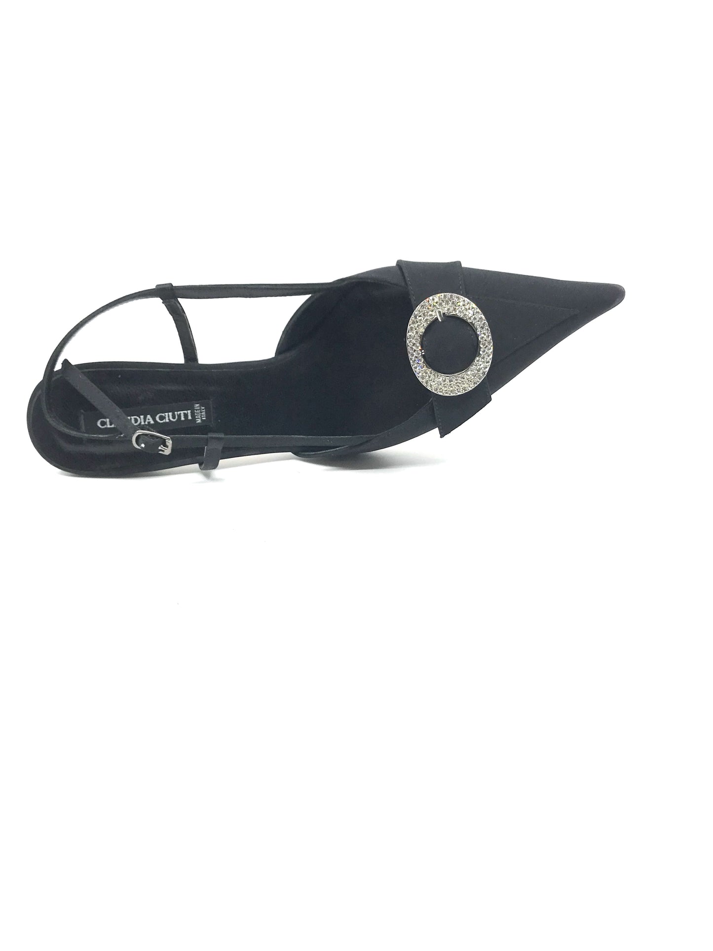 Rio Black Fabric Claudia Ciuti Slingback Pumps