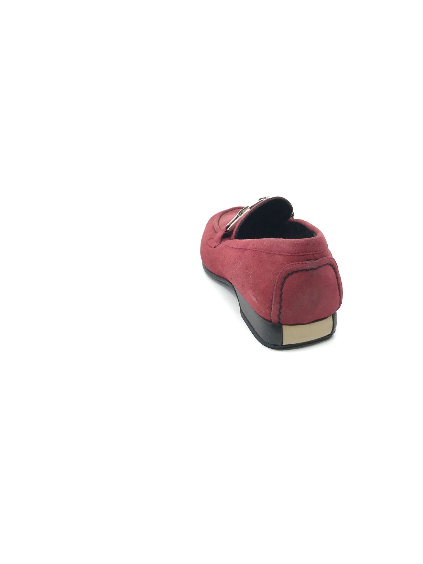 Maxy Red Suede Claudia Ciuti Loafers