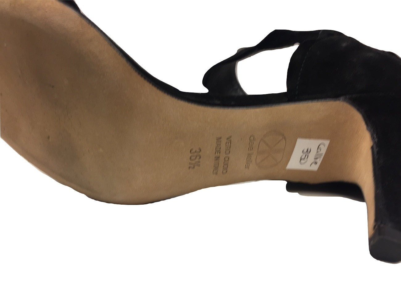 Callie Black Suede Dee Keller Sandals