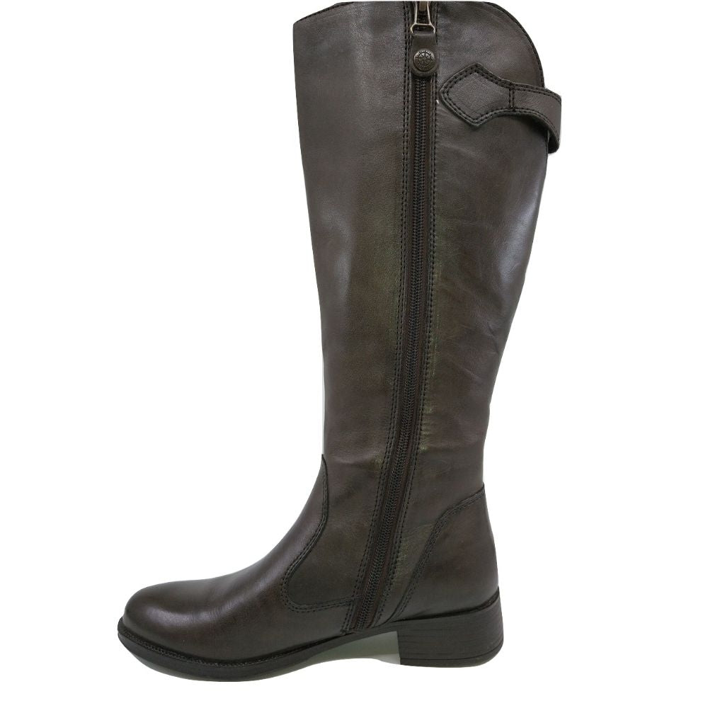 SienaEmblem 2065 Chocolate Brown Leather Bussola Boots