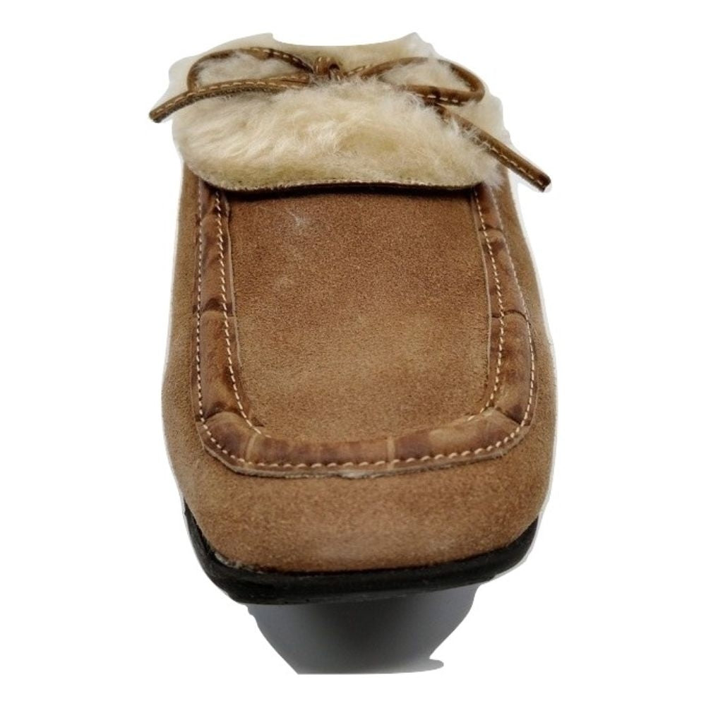 Campbell Beige Suede Anne Klein Clogs