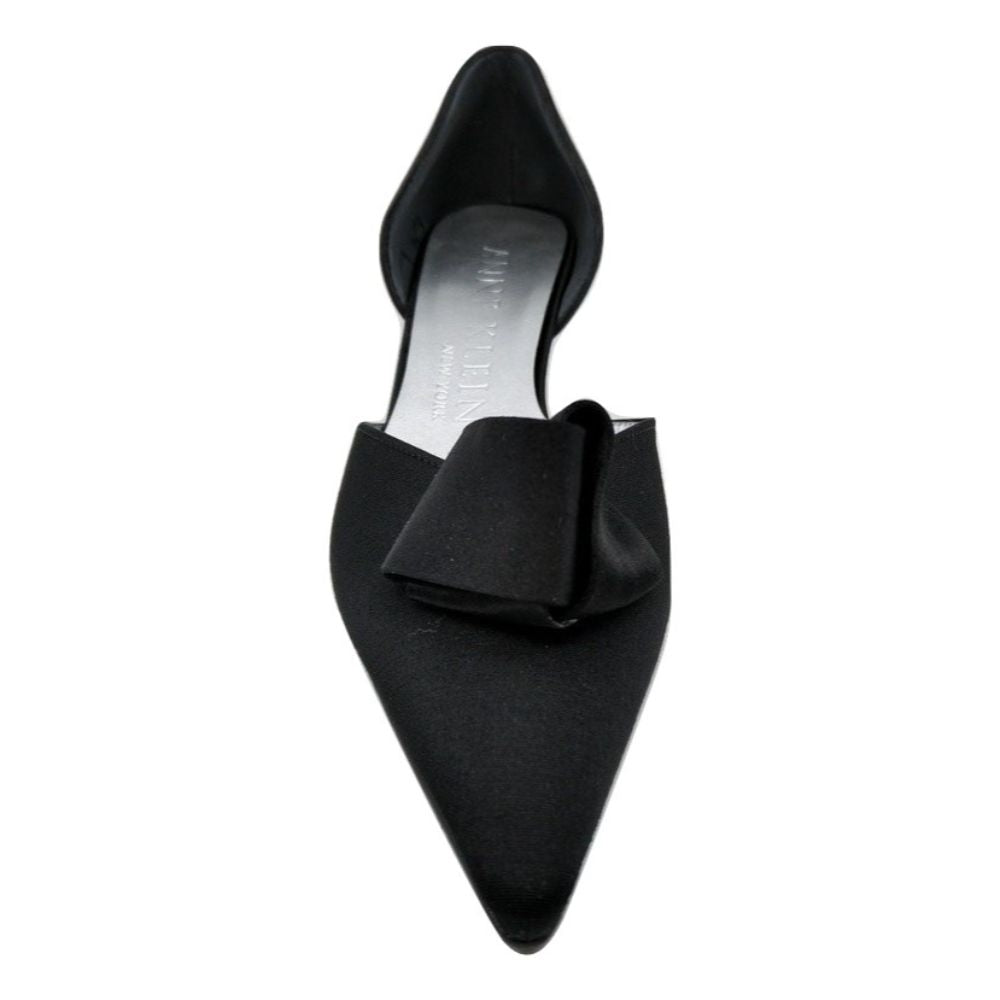 Baird Black Satin Anne Klein d'Orsay Pumps