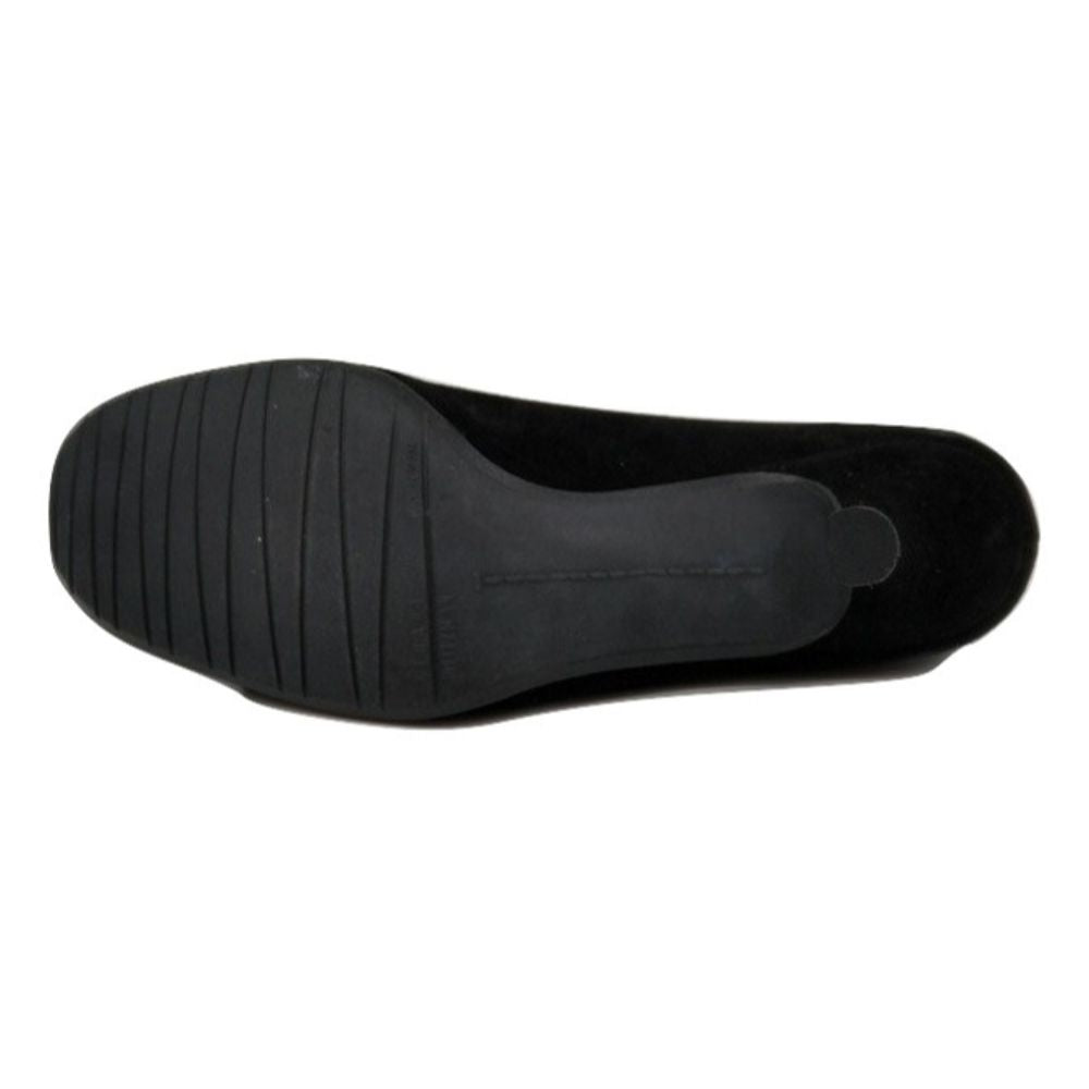 Settle Black Suede Stuart Weitzman Pumps