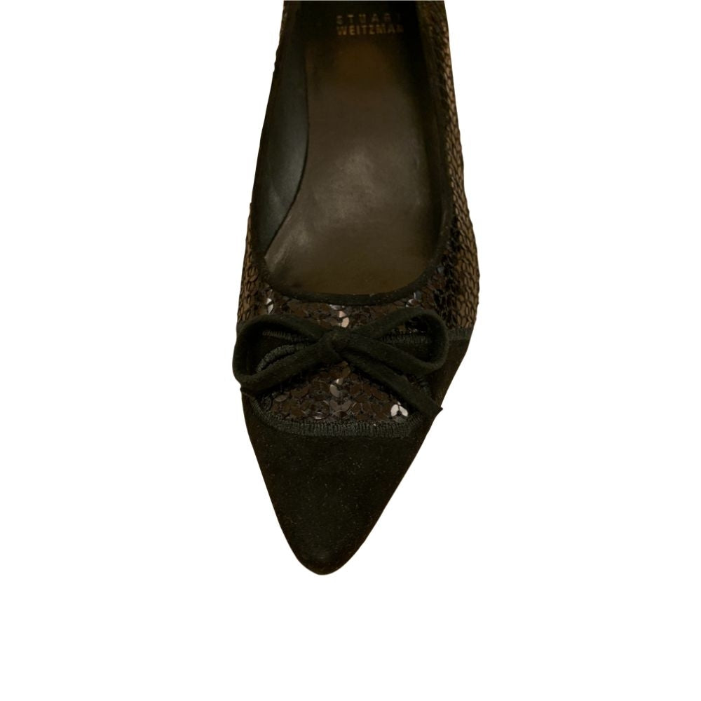 Capo Black Paillettes Stuart Weitzman Pumps