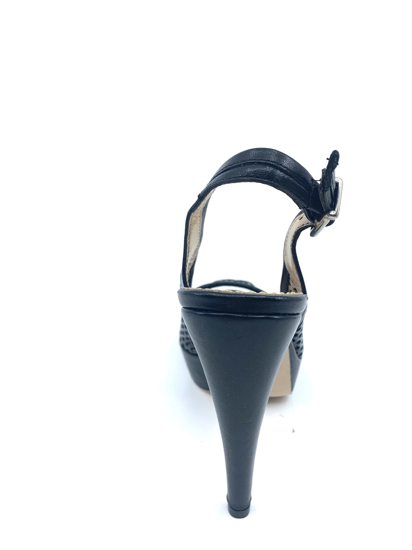 4075 Belfagor Black Gastone Lucioli Slingback Pumps