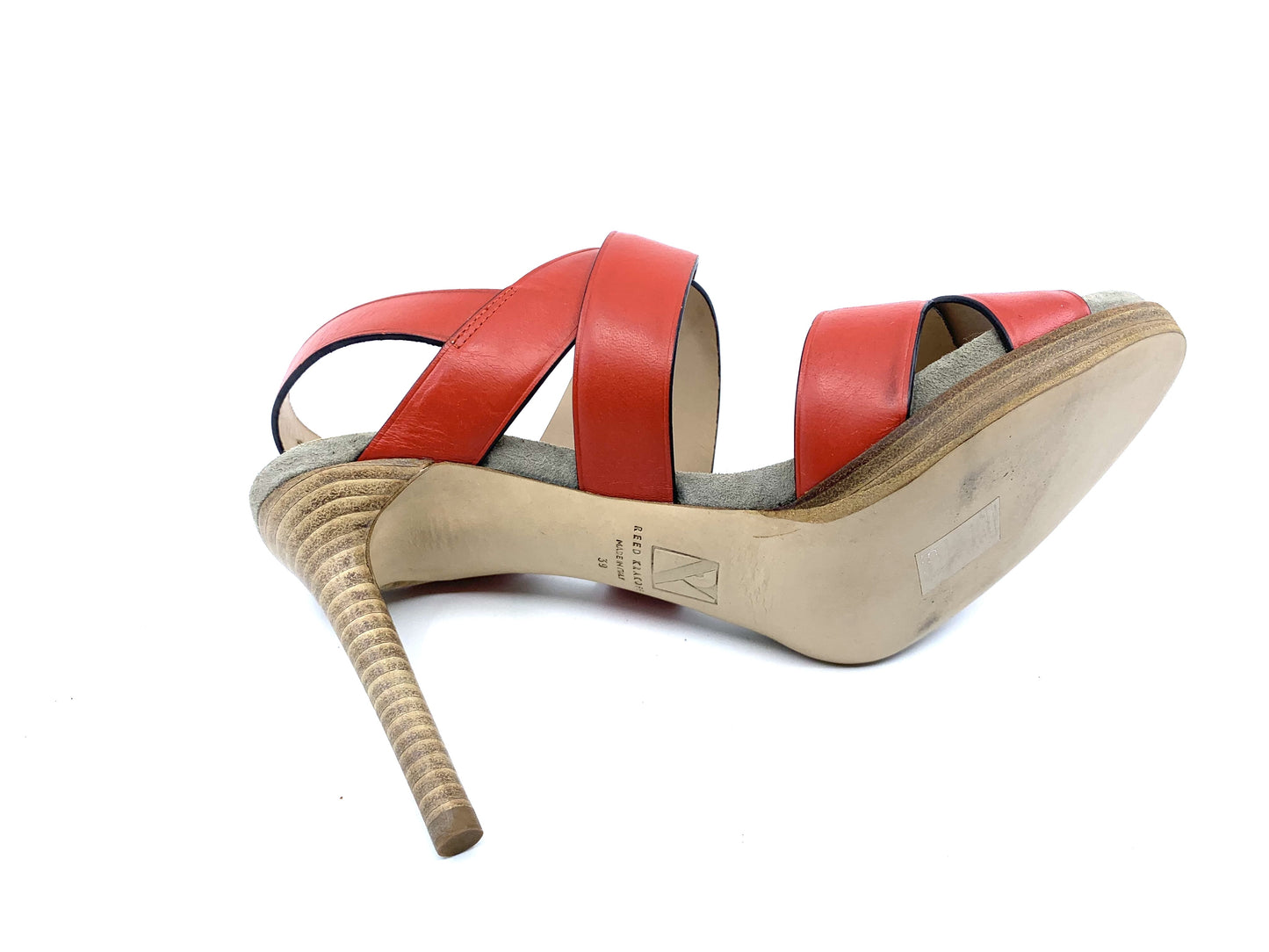 80 Boxer Sandal Coral Reed Krakoff Sandal
