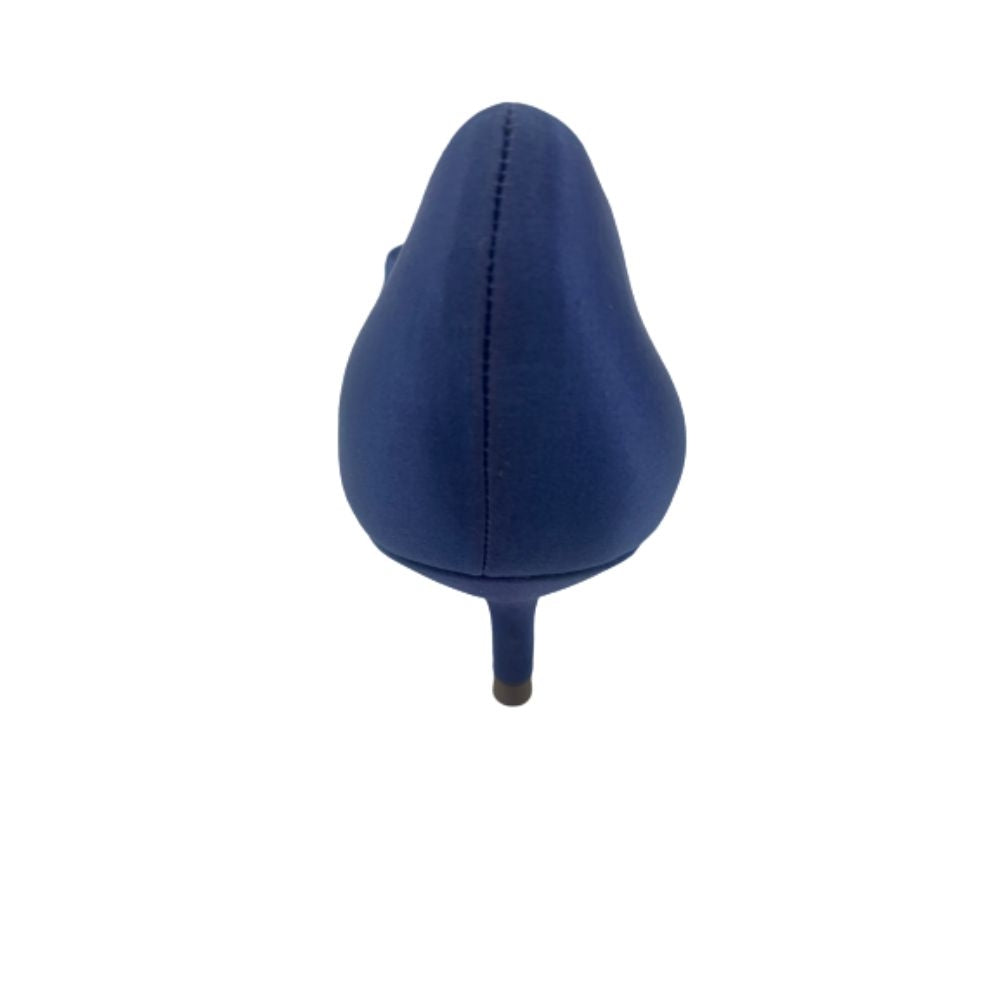 Alera Blue d'Orsay Satin Pelle Moda Pumps