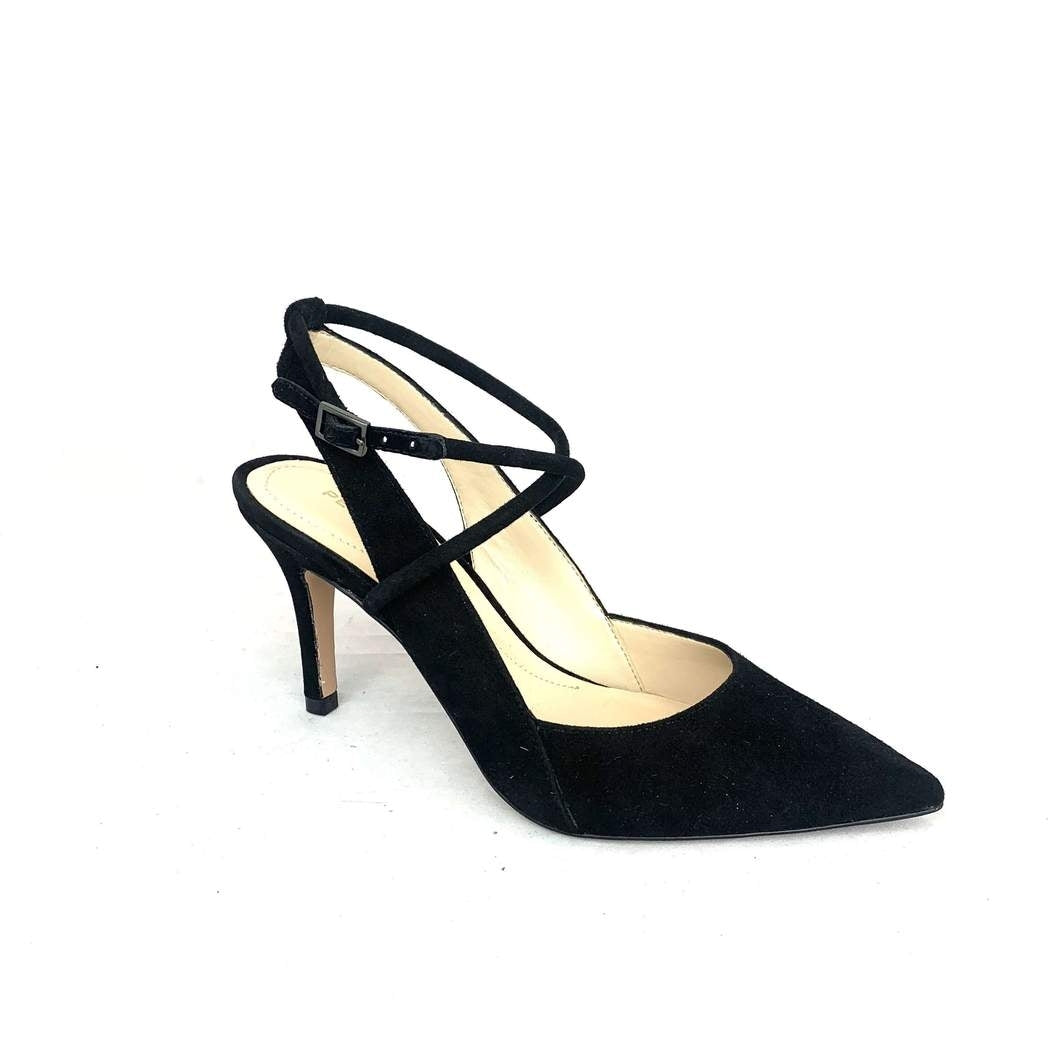 Winslet Black Suede Pelle Moda Pumps