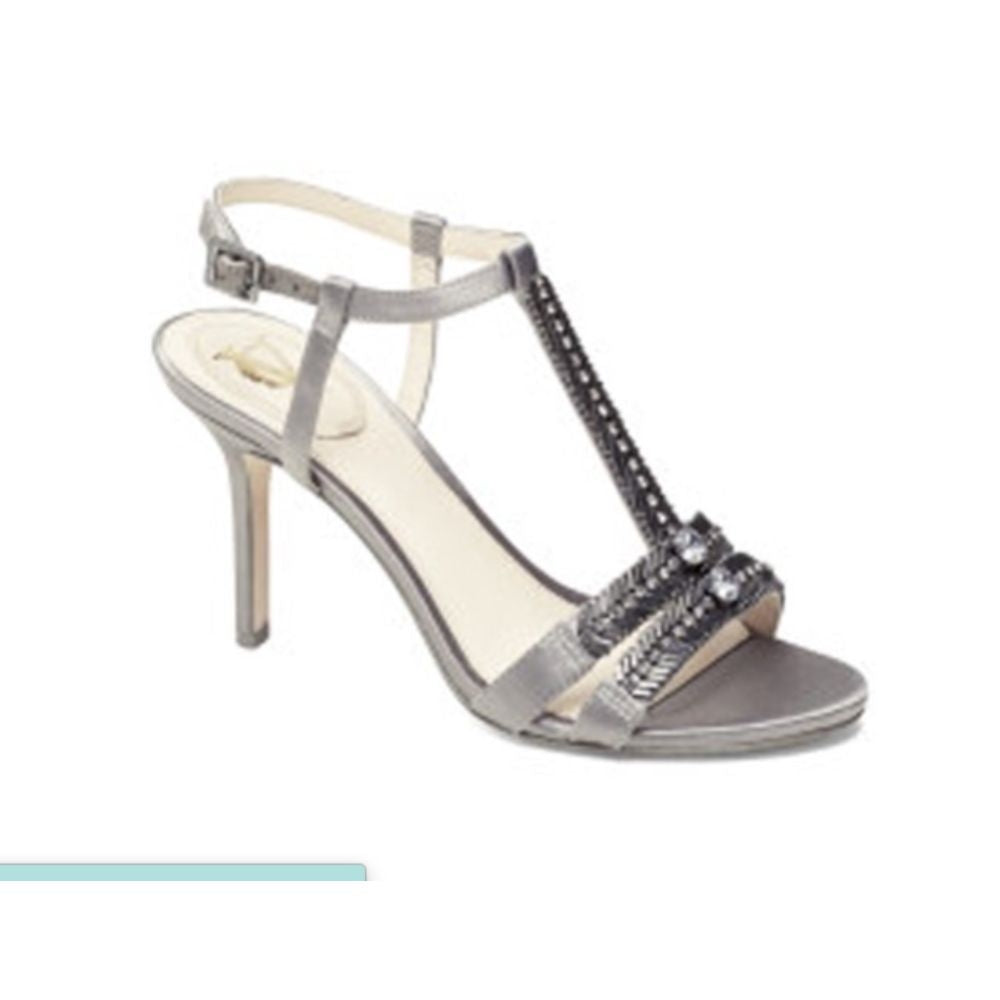 Alicia Pewter Vince Camuto Signature Sandals