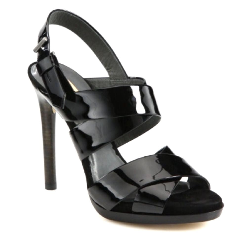 100 Boxer Sandal Black Patent Leather Reed Krakoff Sandal