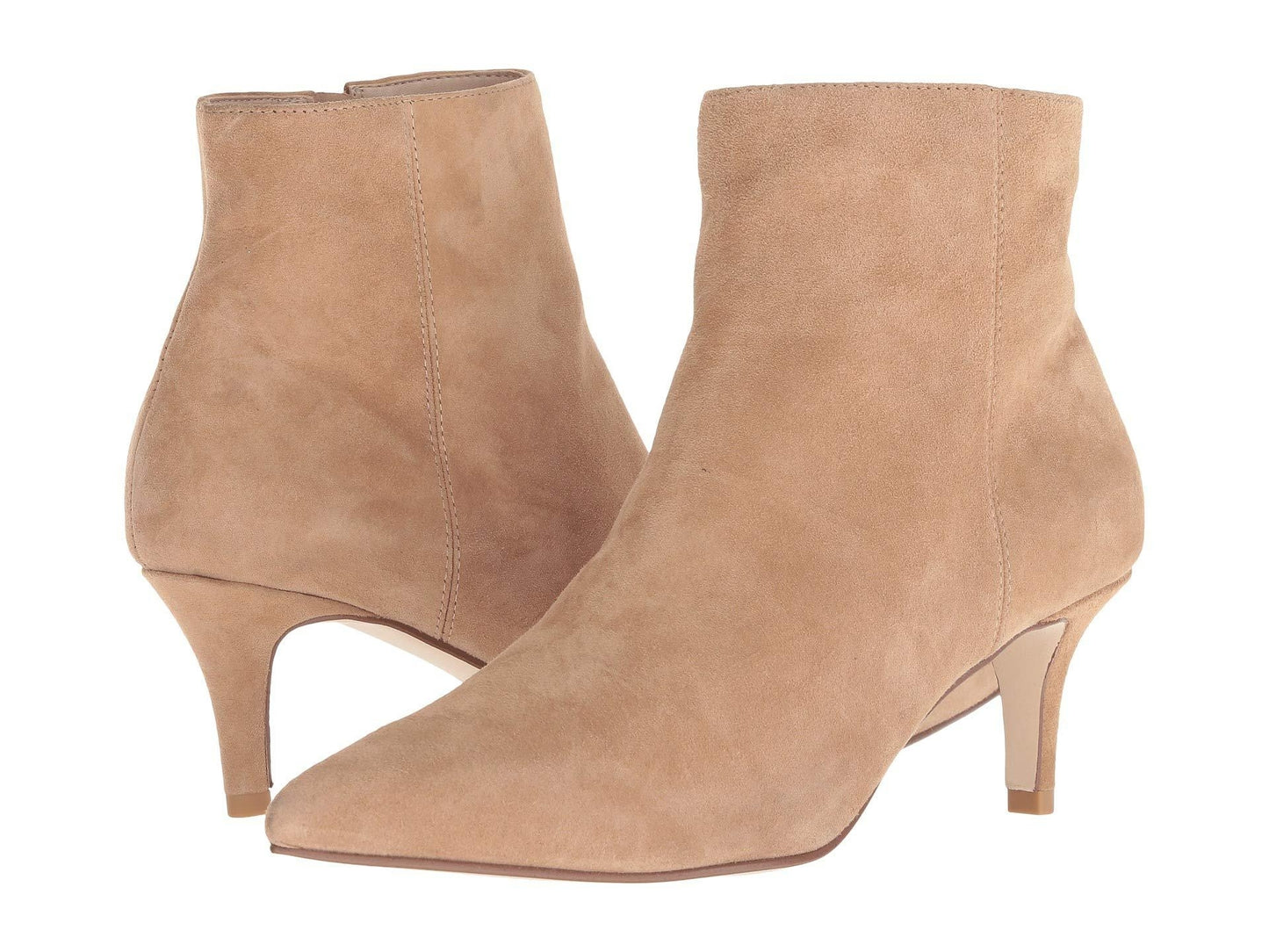 Keli Latte Suede Pelle Moda Ankle Boots