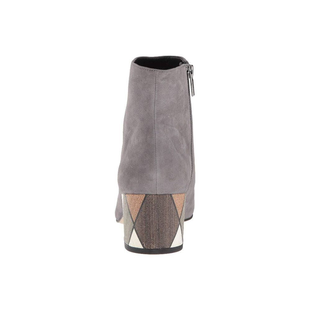 Umiko Steel Suede Pelle Moda Ankle Boots