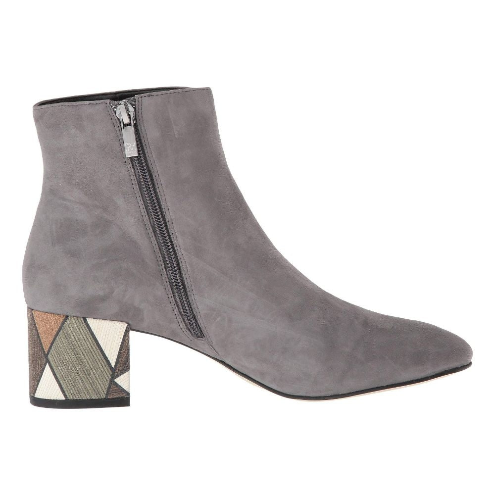 Umiko Steel Suede Pelle Moda Ankle Boots