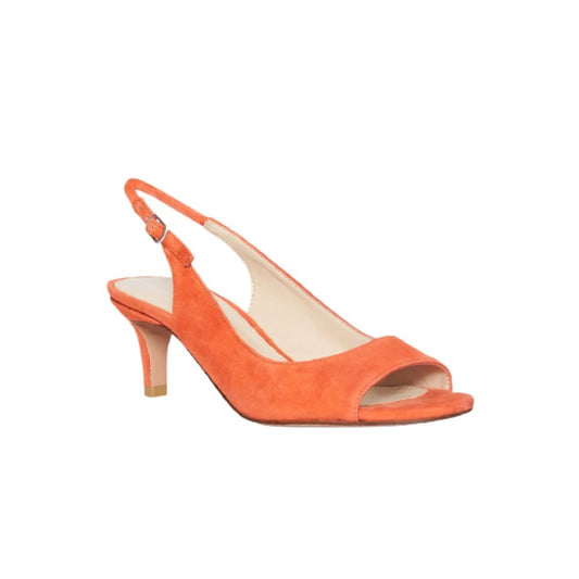 Reilly Coral Suede Pelle Moda Slingback Pumps