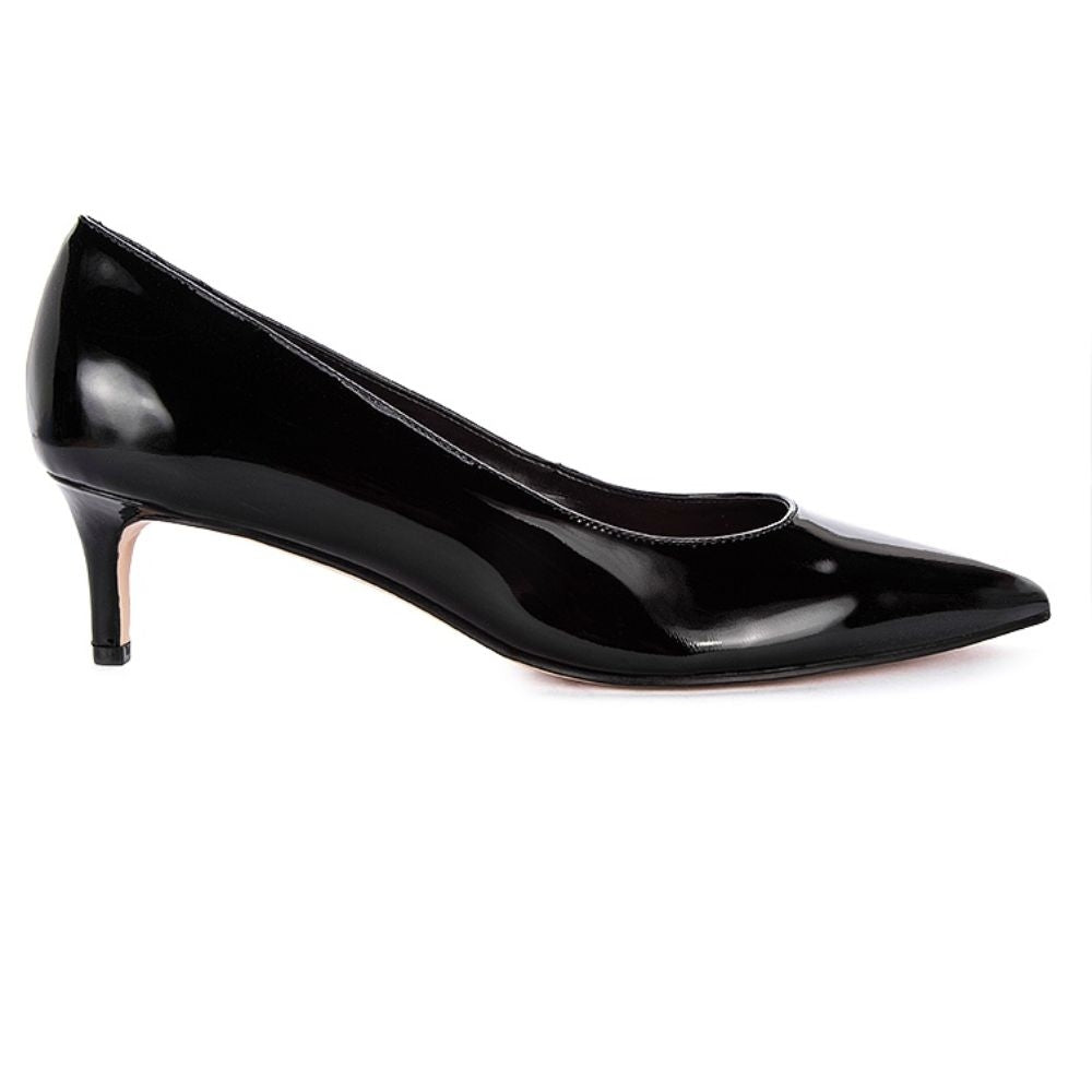 Fina Black Patent Nine West Pumps
