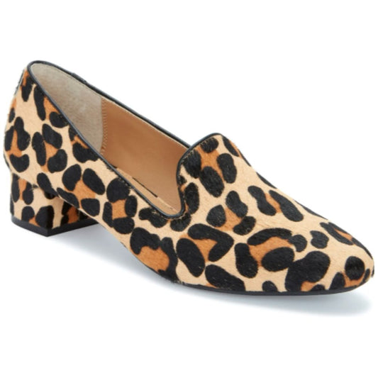 Gwen Tan Leopard Haircalf Me Too Loafer