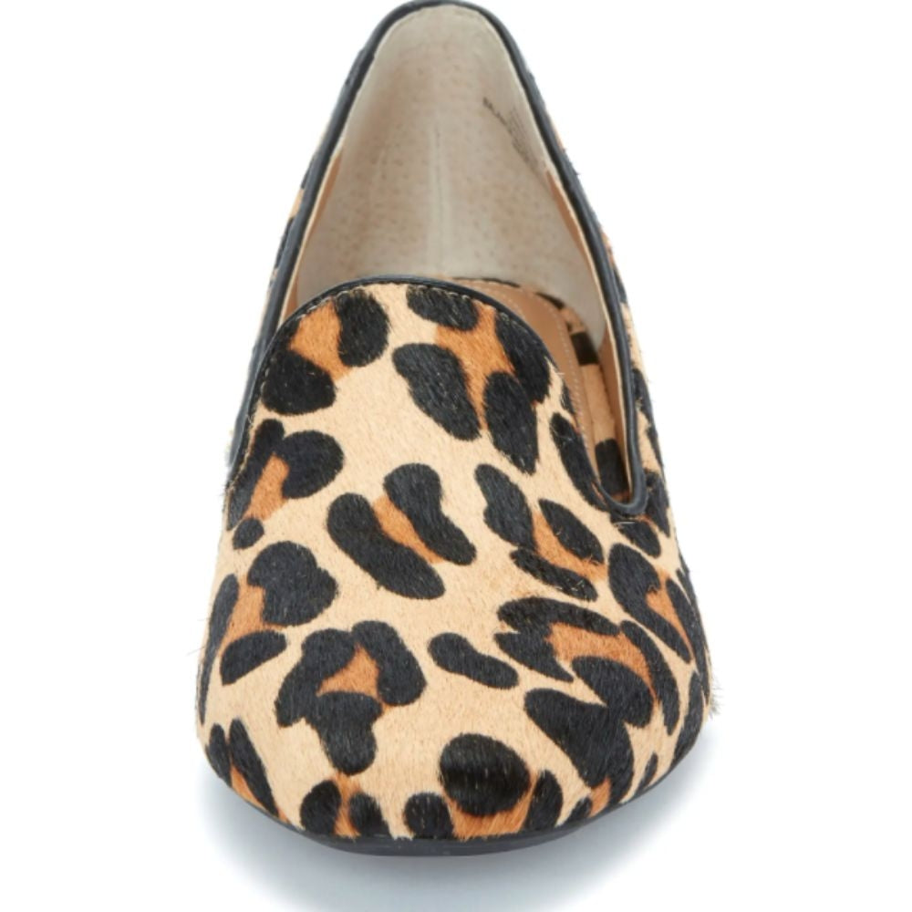 Gwen Tan Leopard Haircalf Me Too Loafer