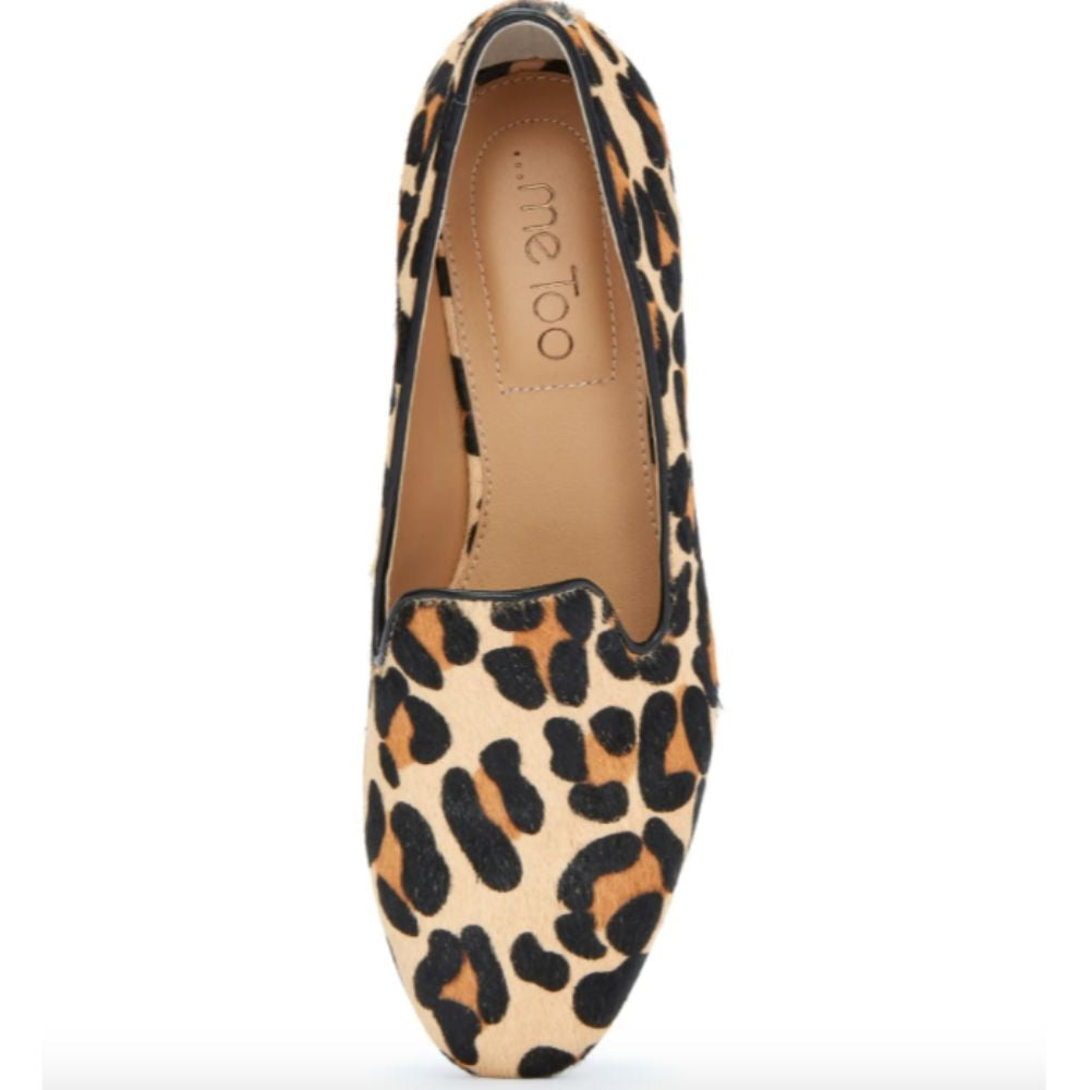 Gwen Tan Leopard Haircalf Me Too Loafer