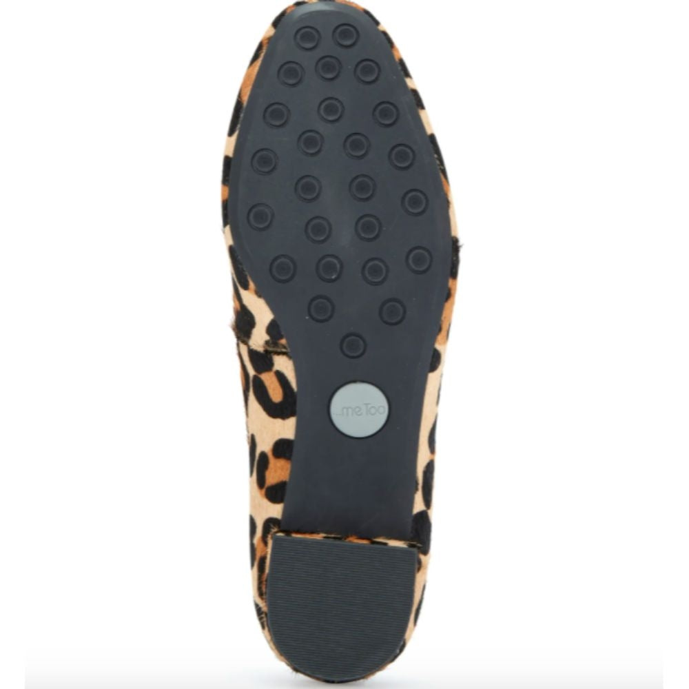 Gwen Tan Leopard Haircalf Me Too Loafer