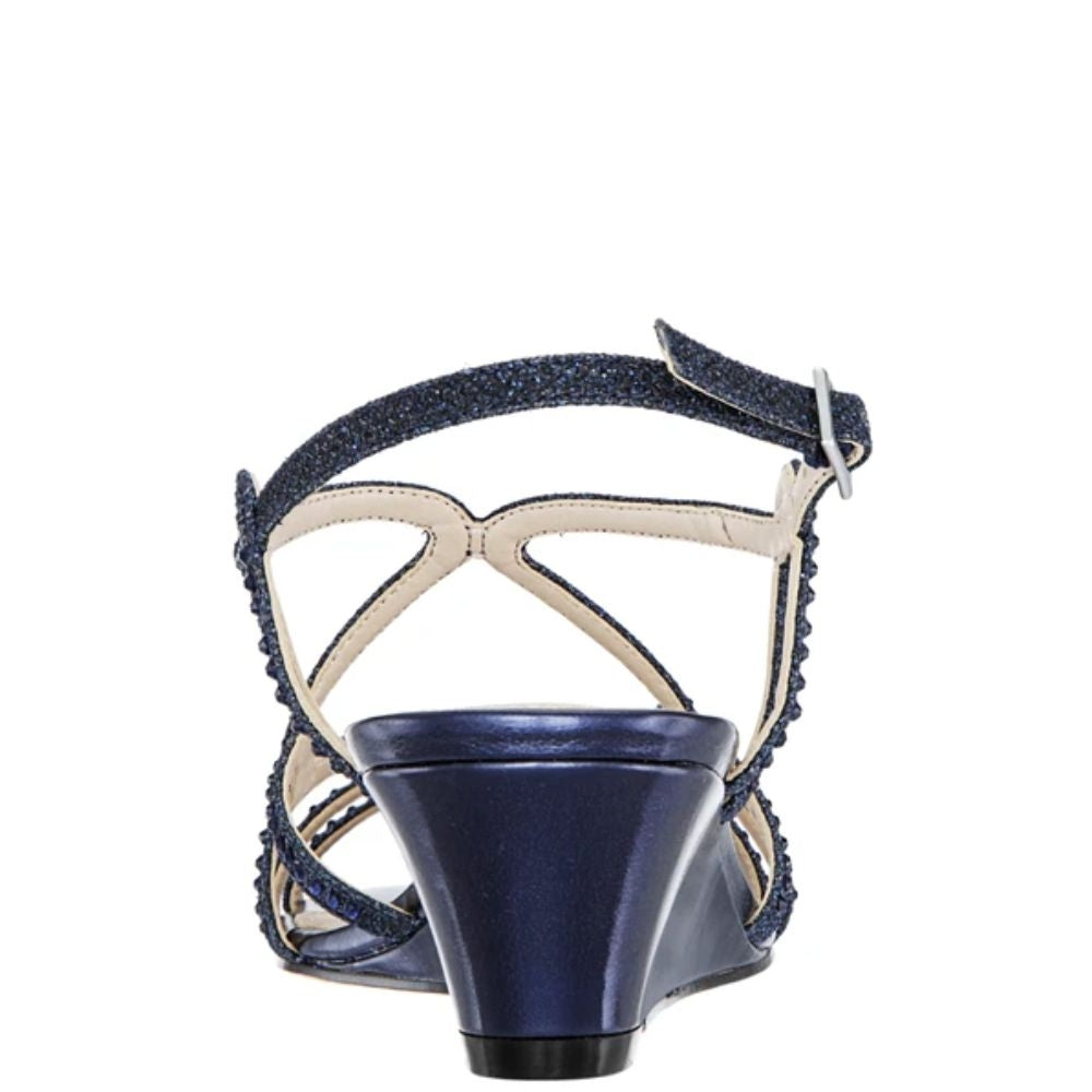 Fynlee Navy Dreamland Nina Wedge Sandals