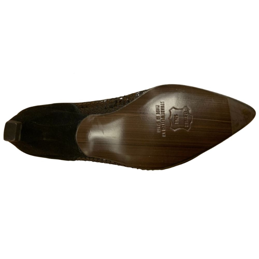 Capo Black Paillettes Stuart Weitzman Pumps